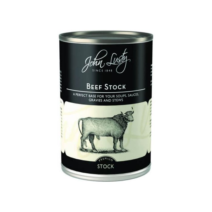 JOHN LUSTY BEEF STOCK 392G X12