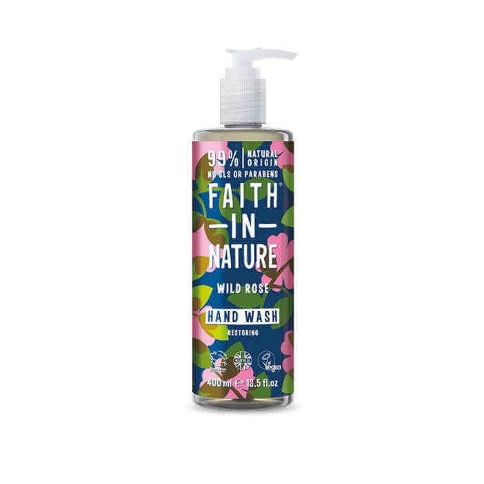 FAITH WILD ROSE HAND WASH 400ML X 6