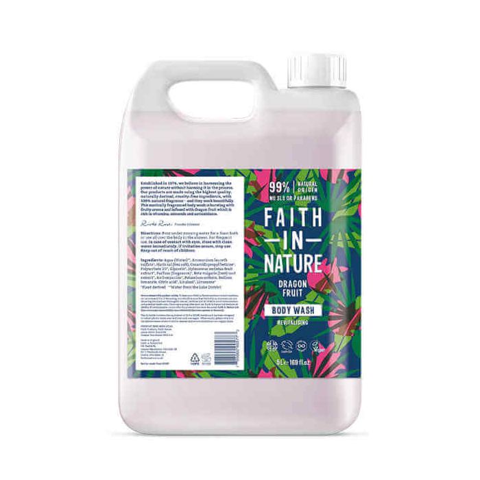 FAITH BODY WASH DRAGON FRUIT 5LTR