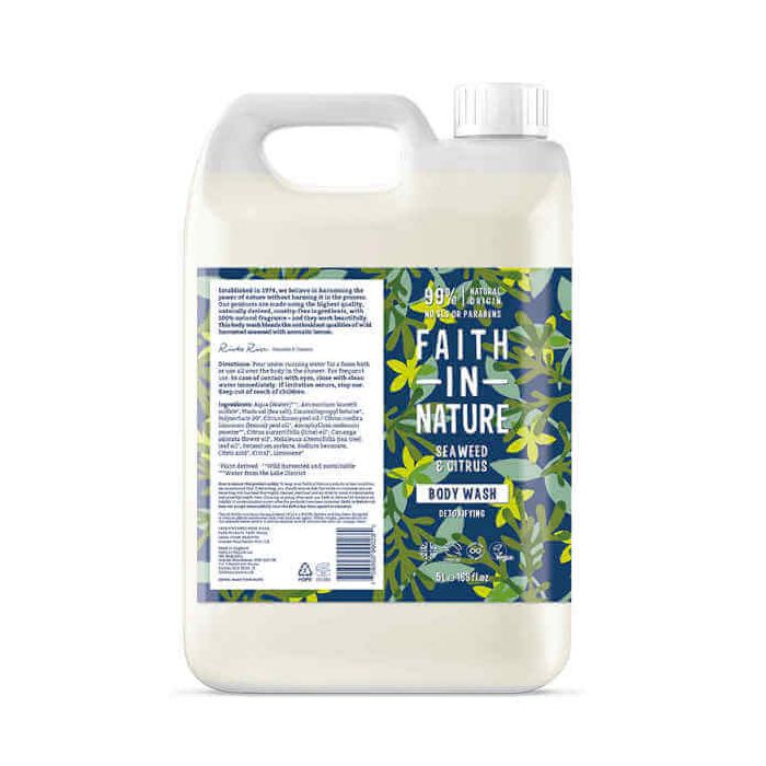 FAITH BODY WASH SEAWEED 5LTR