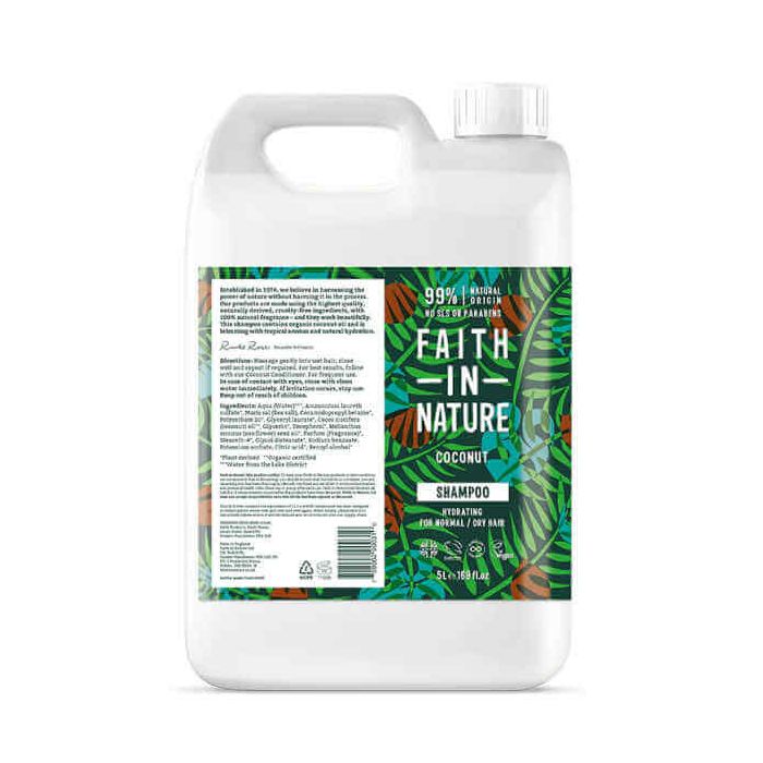 FAITH SHAMPOO COCONUT 5LTR