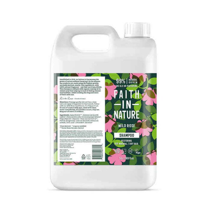 FAITH SHAMPOO WILD ROSE 5LTR