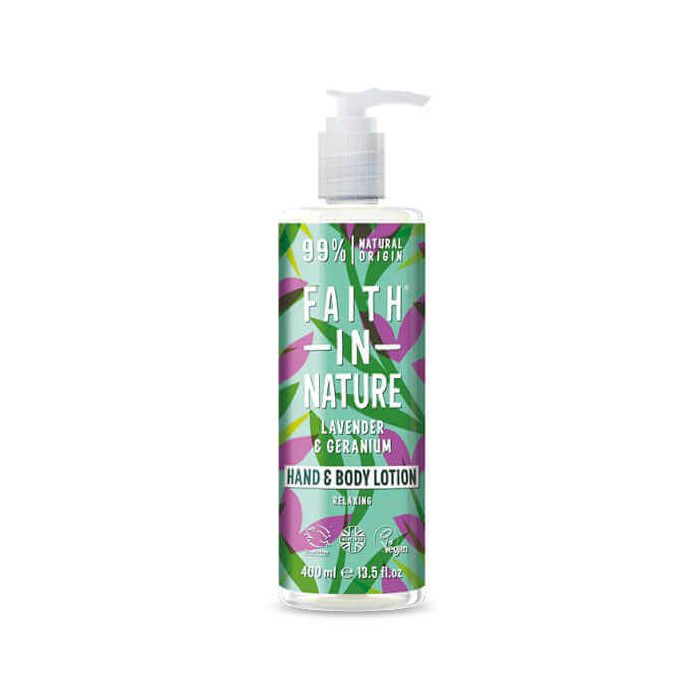 FAITH HAND & BODY LOTION LAVENDER & GERANIUM 400ML X 1