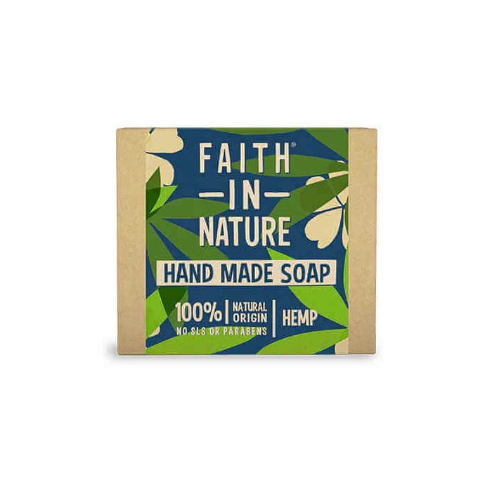 FAITH HEMP L/GRASS & GREEN TEA SOAP 100 X 6