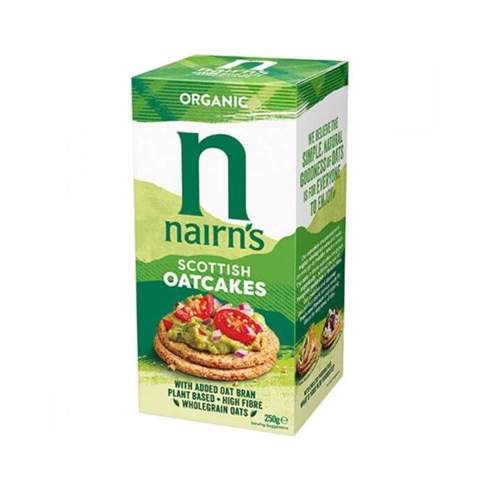 NAIRNS ORG OATCAKES 250G X 12