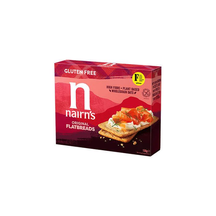 NAIRNS GLUTEN FREE ORIGINAL FLATBREADS 6 X 150G