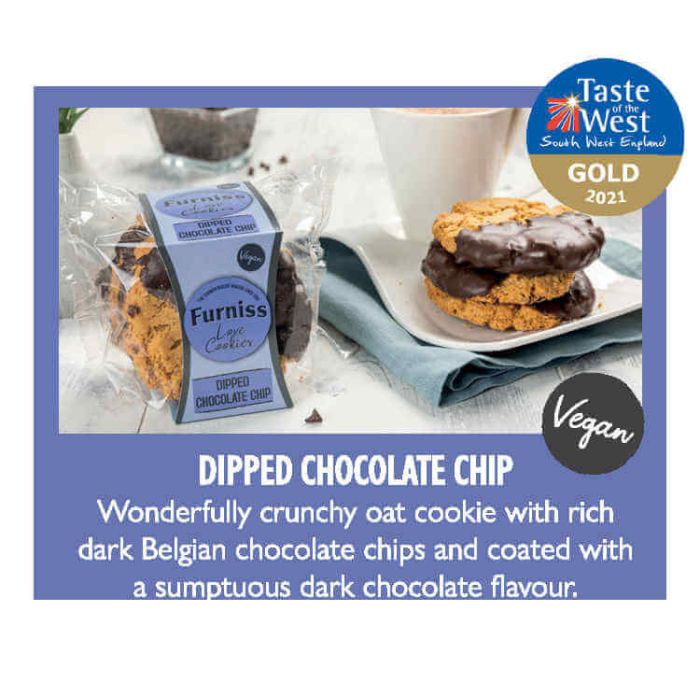 FURNISS LOVE COOKIES DIPPED VEGAN DARK CHOC CHIP 1 X 200G