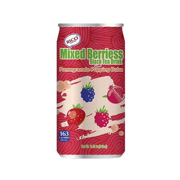 RICO MIXED BERRIES BLACK TEA W/POMEGRANATE 6X340ML