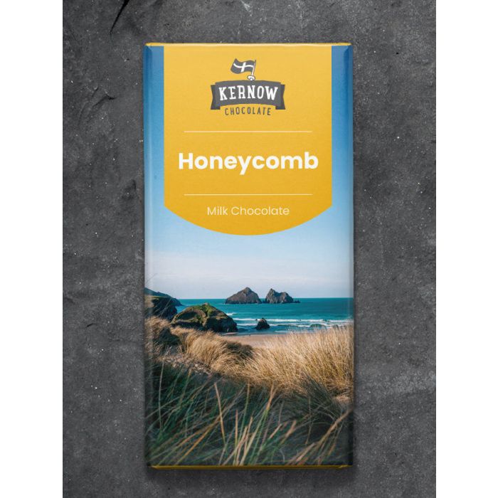 KERNOW MILK HONEYCOMB CHOC 20X100G