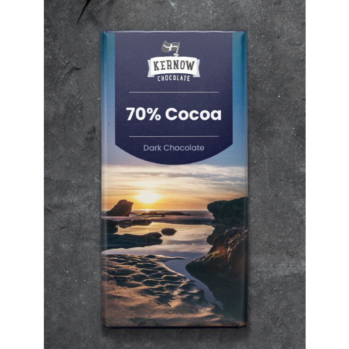 KERNOW DARK 70% CHOC 5 X 100G