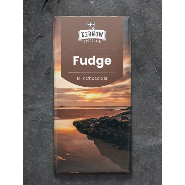 KERNOW MILK FUDGE CHOC 19X100G