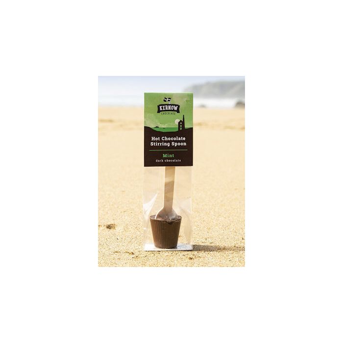 KERNOW HOT CHOC SPOONS DARK MINT X 5