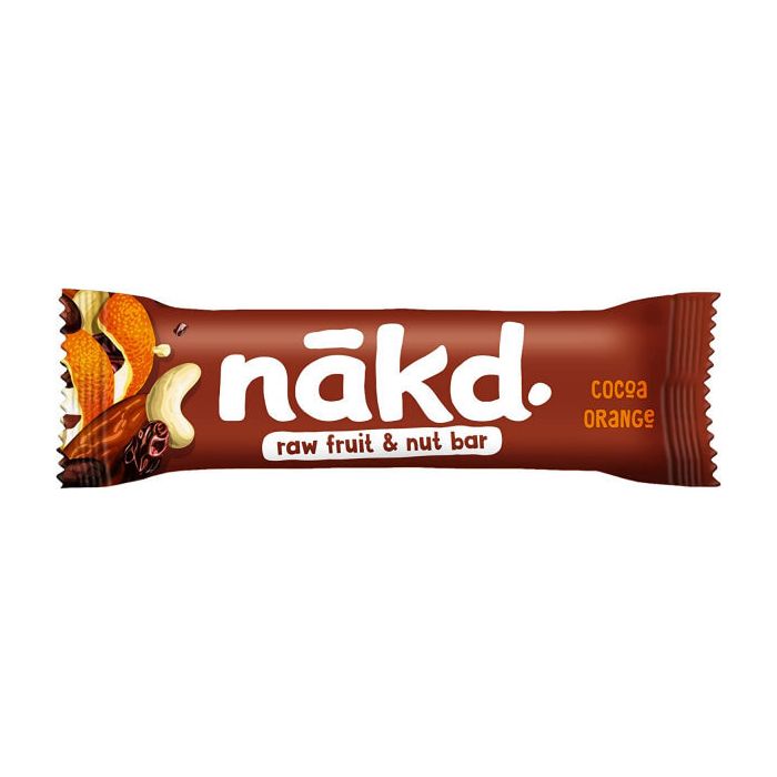 NAKD G/F COCOA ORANGE F/NUT BAR 35GX18 X 1