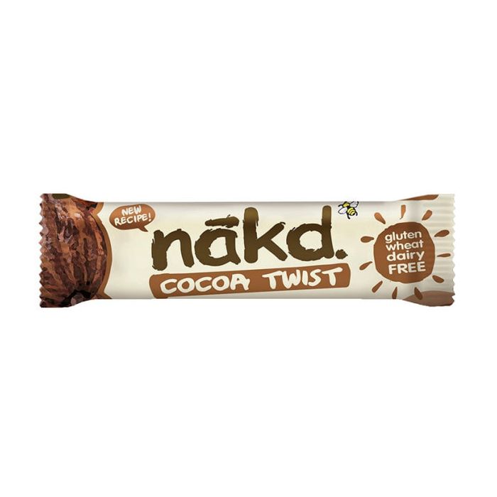 NAKD COCOA TWIST BAR 18X30G X 1