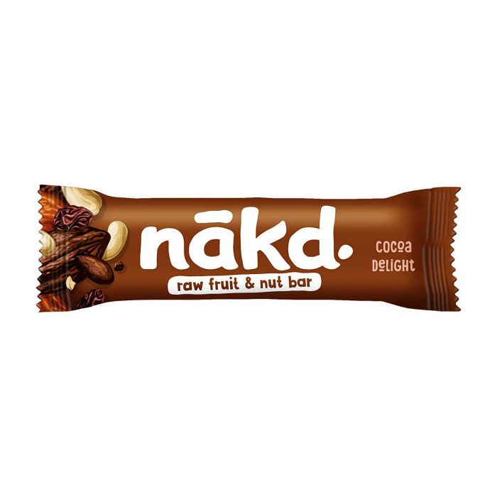 NAKD COCOA DELIGHT FRUIT/NUT BAR 18X35G X 1