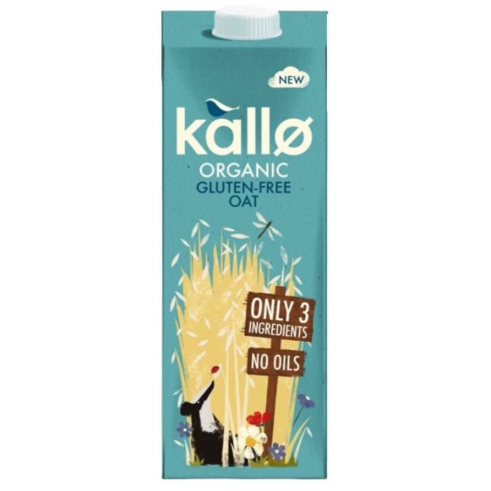 KALLO ORGANIC GLUTEN-FREE OAT MILK 6 X 1LTR