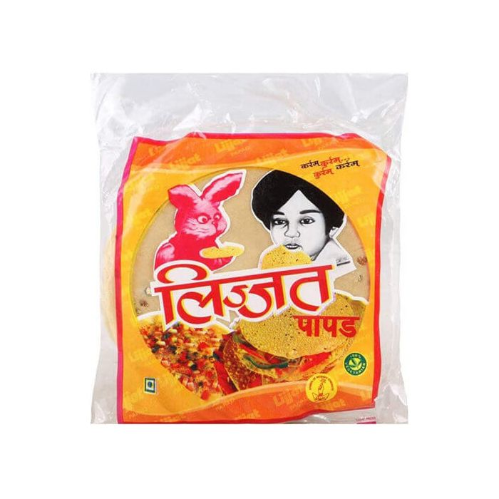 LIJJAT PAPAD PAPPADOM PUNJABI MASALA 200G X 5