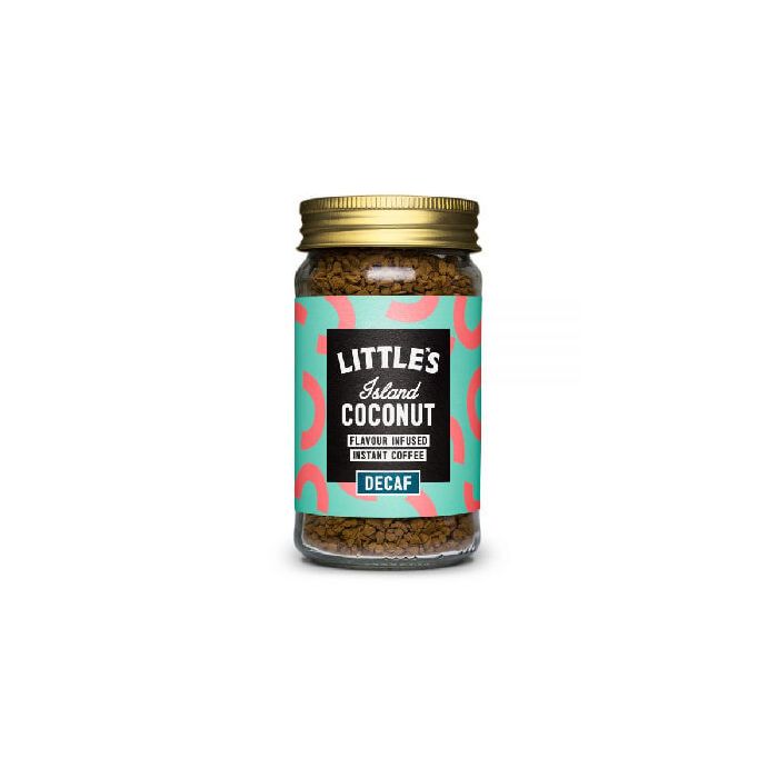 LITTLES DECAF ISLAND COCONUT INSTANT COFFEE 6 X 50G