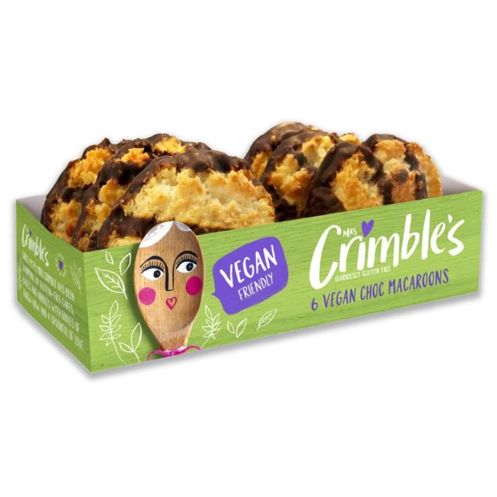 CRIMBLES LGE VEGAN CHOCOLATE MACAROONS 6S X 12