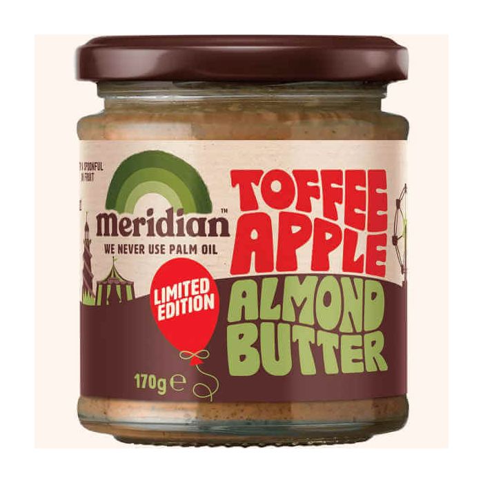 MERIDIAN TOFFEE APPLE ALMOND BUTTER 170G X 6