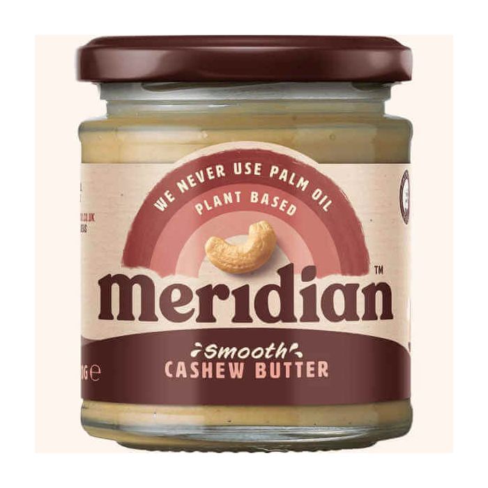 MERIDIAN SMOOTH CASHEW NUT BUTTER 170G X 6