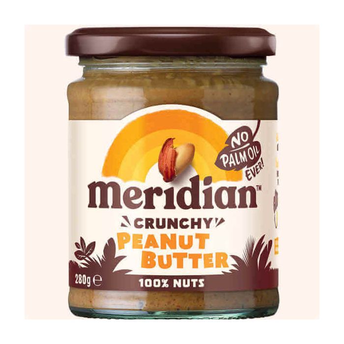 MERIDIAN CRUNCHY PEANUT BUTTER NAS 280G X 1