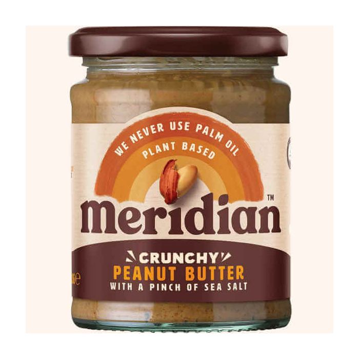 MERIDIAN CRUNCHY PEANUT BUTTER WITH SALT 280G X 6