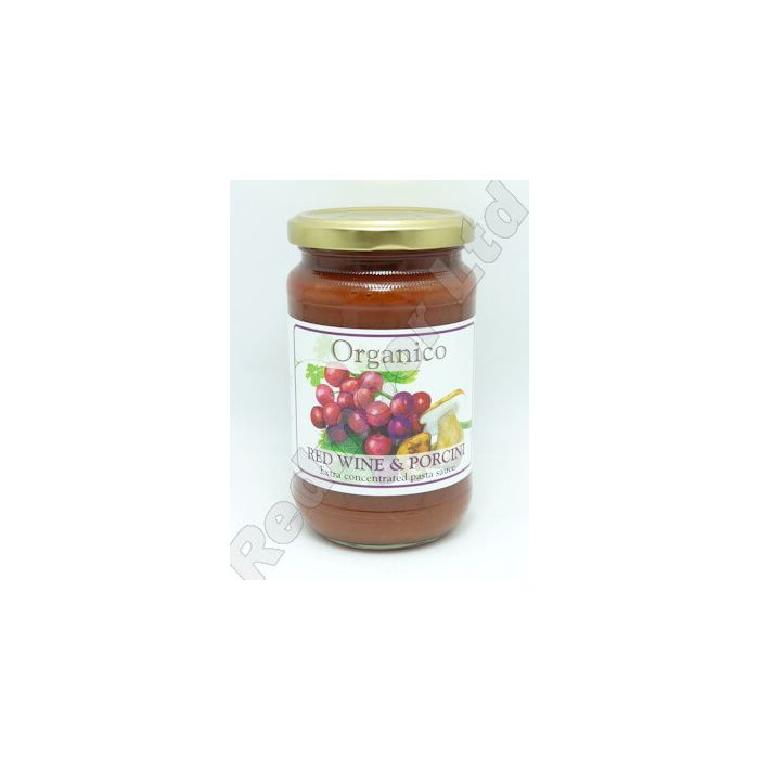 ORGANICO RED WINE & PORCINI PASTA SAUCE 360G