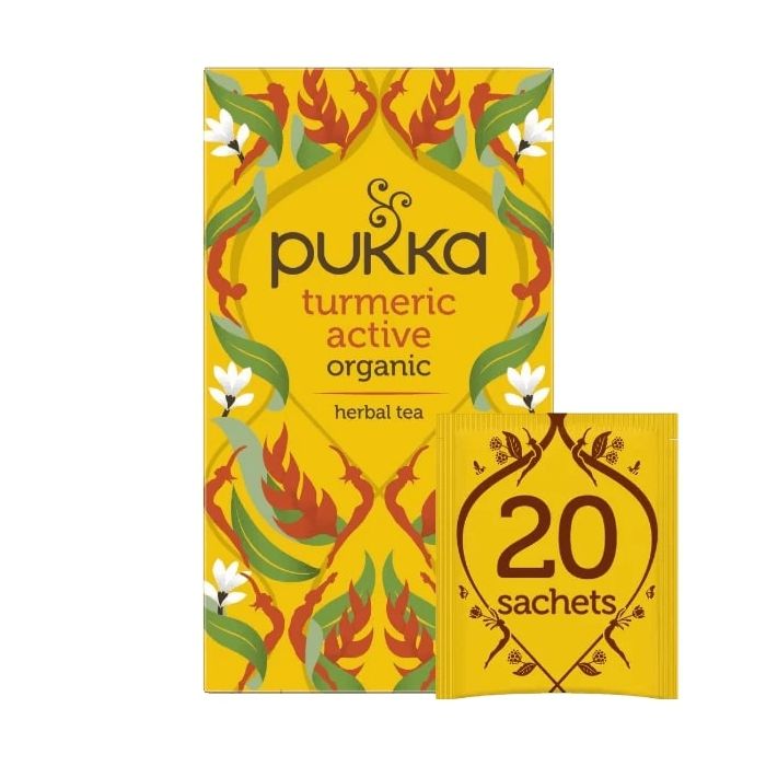 PUKKA TURMERIC ACTIVE TEA BAGS 4 X 20