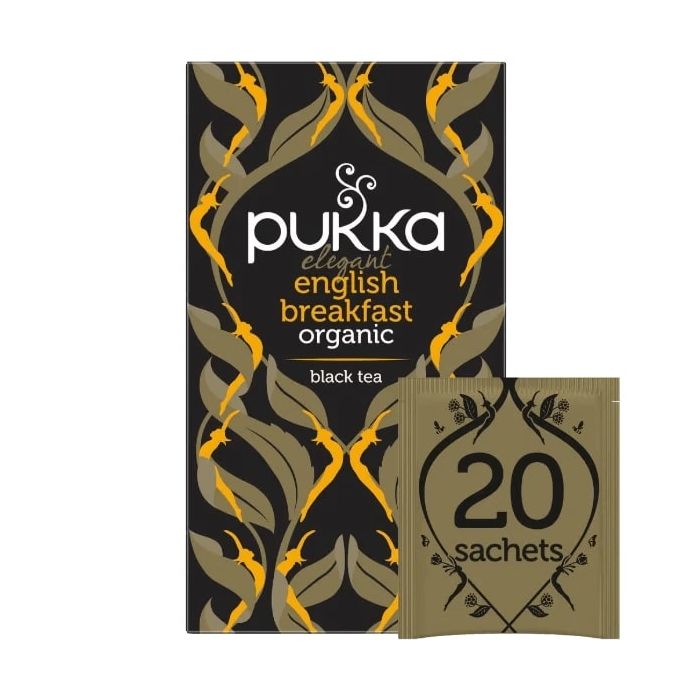 PUKKA ELEGANT ENGLISH BREAKFAST TEA BAGS 4 X 20