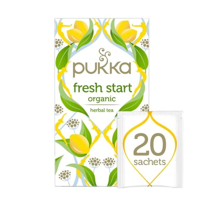 PUKKA FRESH START TEA BAGS 4 X 20
