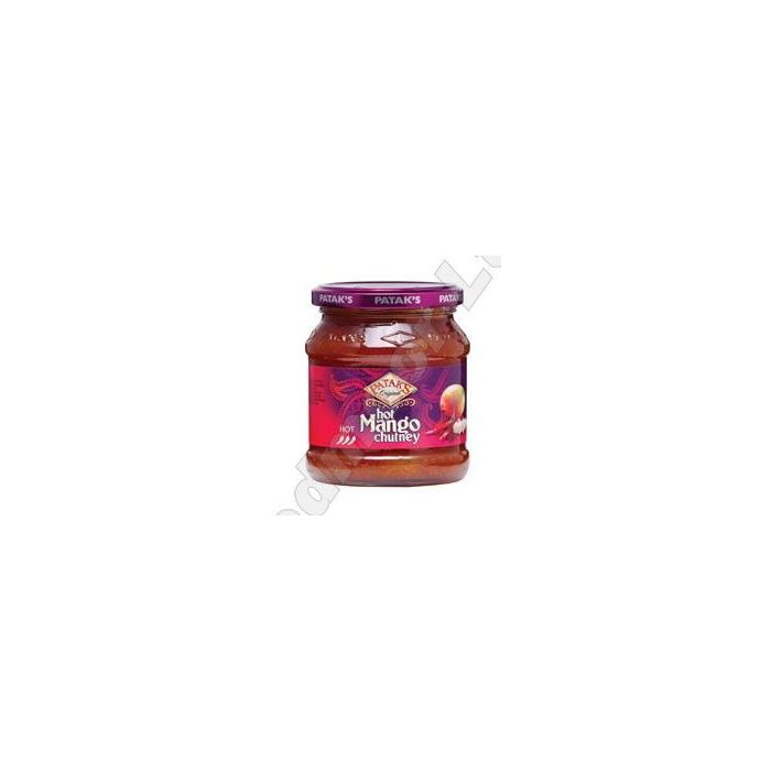 PAT  HOT MANGO CHUTNEY 6X340G