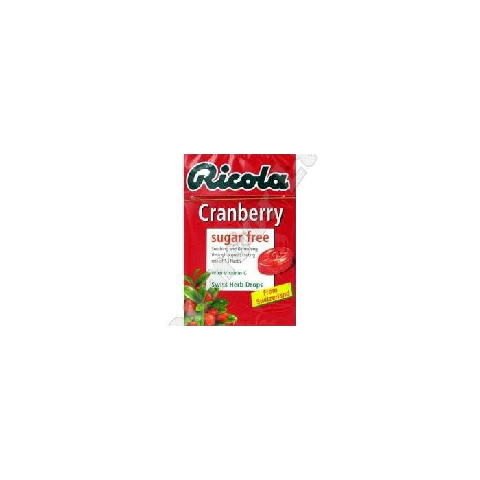 RICOLA CRANBERRY S/F DROPS 45  X 1