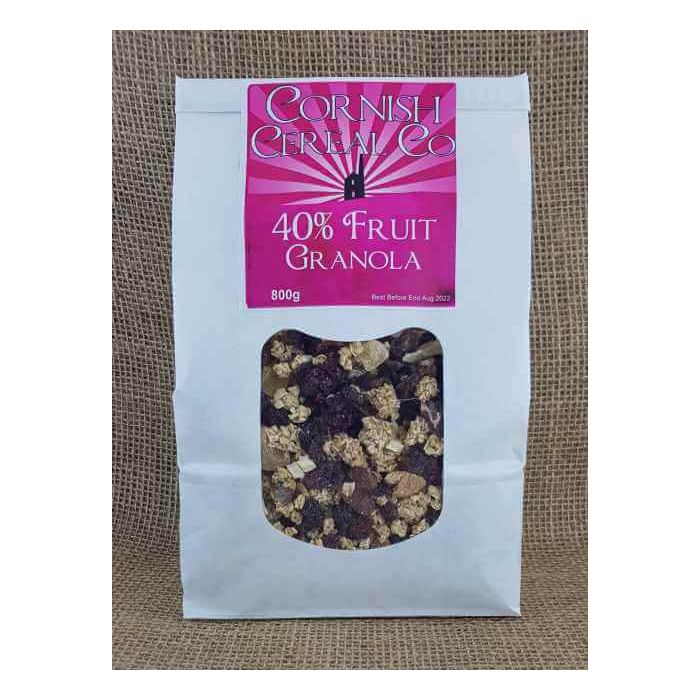 CORNISH 40% FRUIT GRANOLA 800G