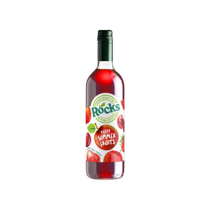 ROCKS SUMMER FRUITS SQUASH DRINK 740ML X 6