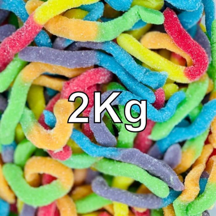 SOUR WORMS 2KG