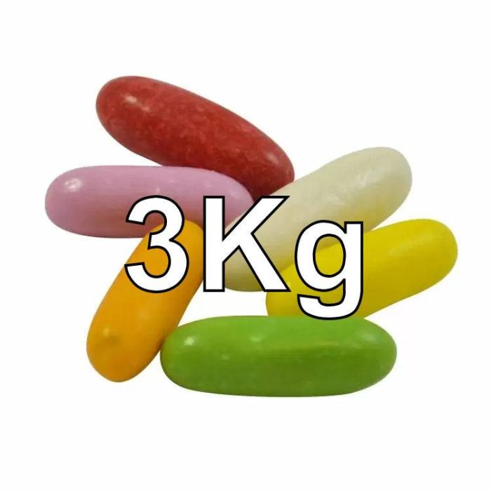 LIQUORICE COMFITS X 3KG