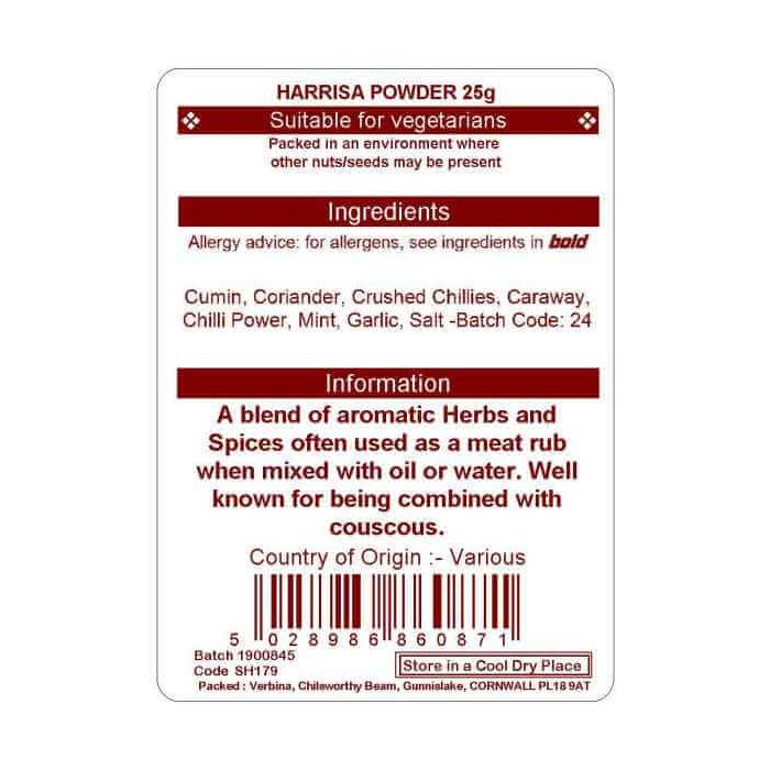 HARRISA POWDER     25G