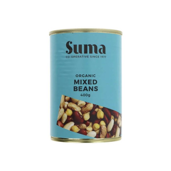 SUMA ORGANIC BEAN MIX 12 X 400G