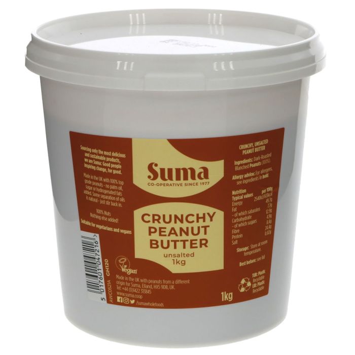 SUMA CRUNCHY PEANUT BUTTER NAS 6 X 1KG