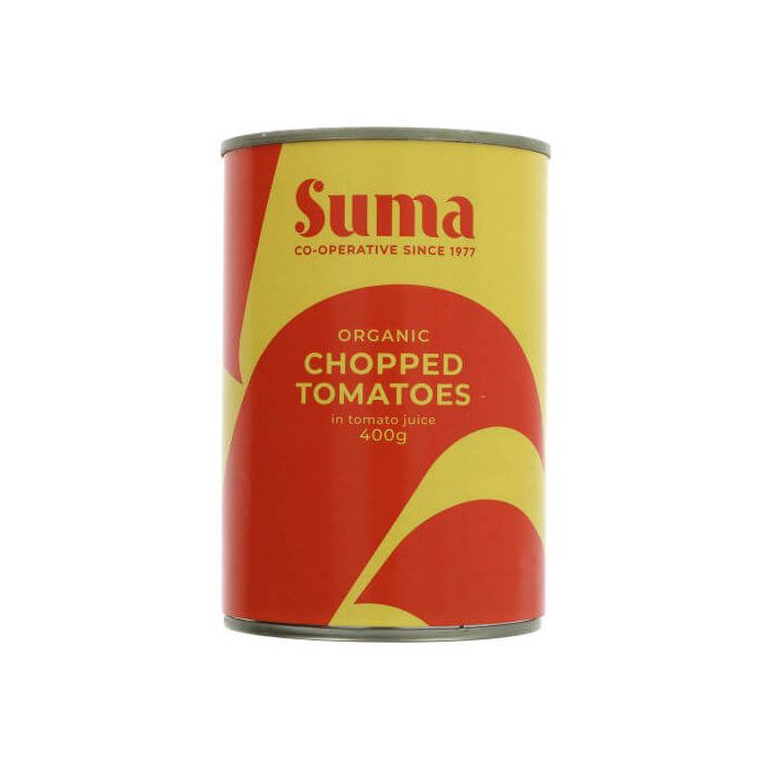 SUMA CHOPPED TOMATOES (ORGANIC) 12 X 400G