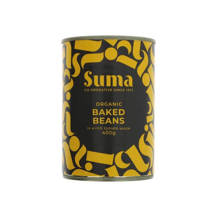 SUMA BAKED BEANS (ORG) 12 X 400G