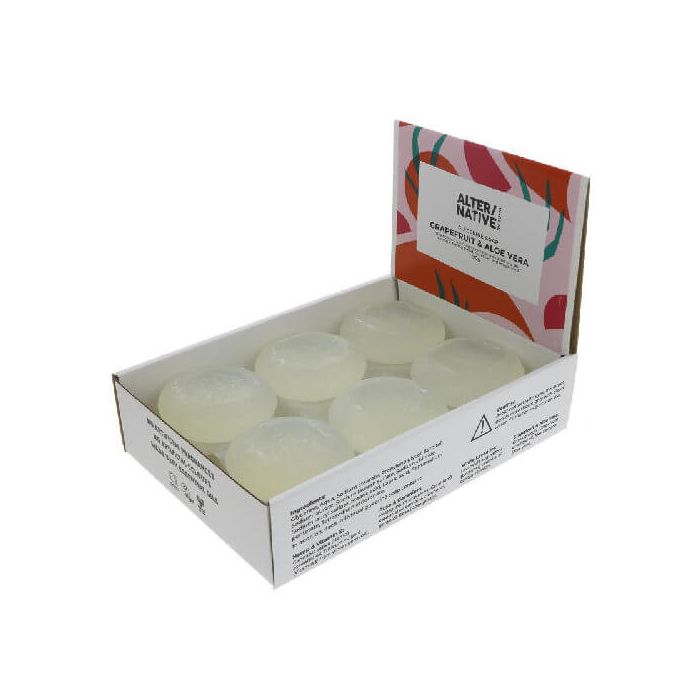 ALTER/NATIVE GLYCERINE SOAP GRAPEFRUIT & ALOE VERA 12 X 90G