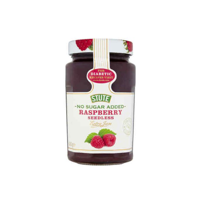 STUTE  RASPBERRY SEEDLESS JAM 430GM X 1