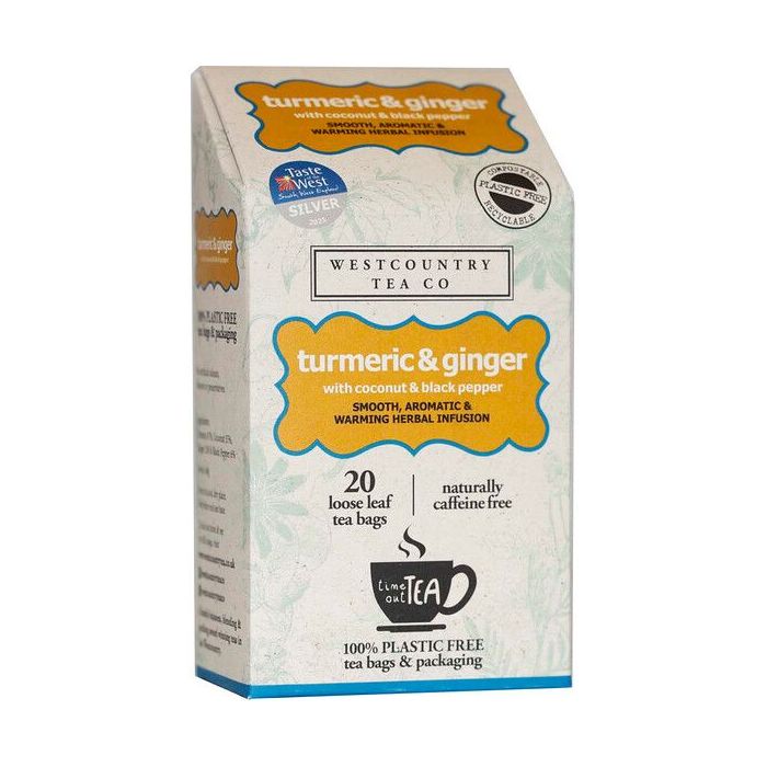 TIME OUT TURMERIC & GINGER TEA  6X 20 BAGS