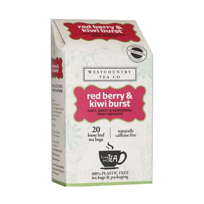 TIME OUT RED BERRY & KIWI BURST TEA  6X 20 BAGS