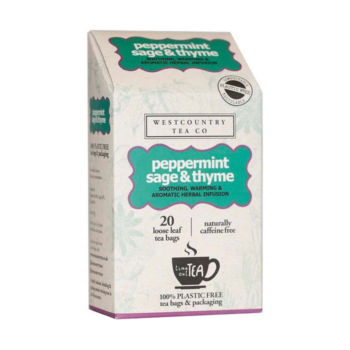 TIME OUT TEA PEPPERMINT  SAGE & TIME 1 X 20 BAGS