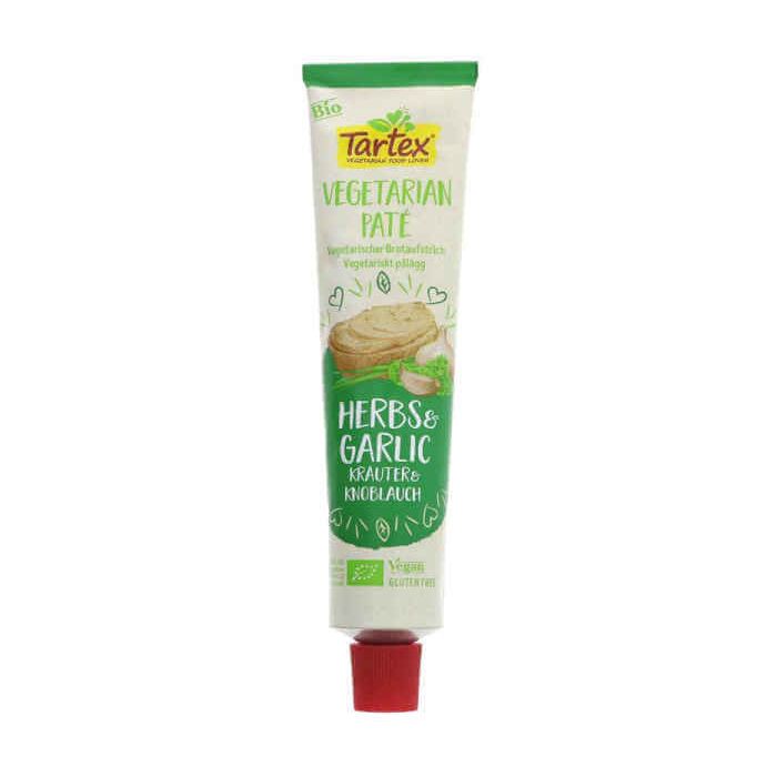 TARTEX ORGANIC HERB & GARLIC PATE 1 X 200G