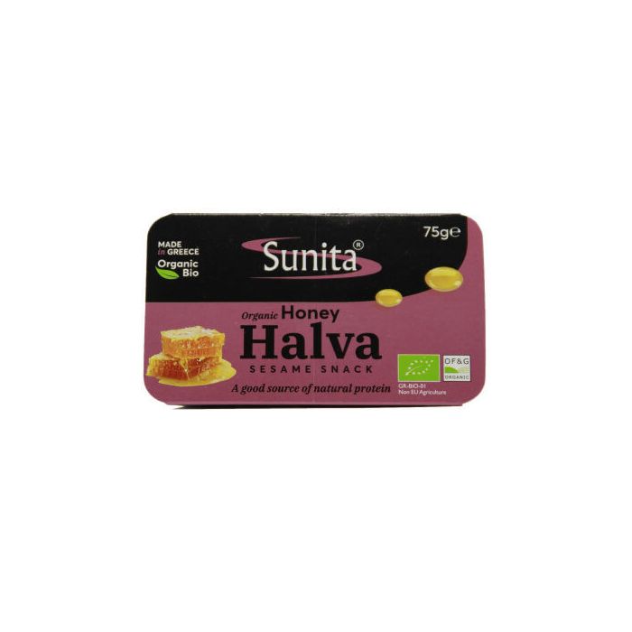 SUNITA ORGANIC HONEY HALVA 1 X 75G