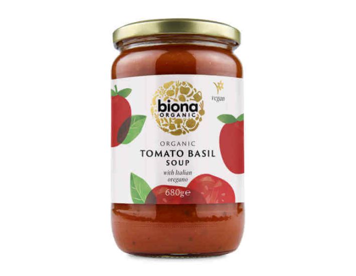 BIONA TOMATO BASIL SOUP ORGANIC 6X680G